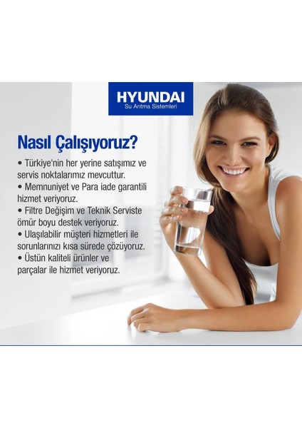 Hnd-35 Pompalı Su Arıtma – 2 Yıl Hyundai + 1 Yıl Reobox Garantisi = Toplam 3 Yıl Güvence