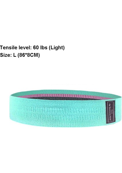 Mavi Stil Unisex Ganimet Bandı Kalça Daire Döngü Direnç Bandı Bacaklar Için Egzersiz Egzersizi Uyluk Glute Popo Çömelme Bantları Kaymaz Tasarım (Yurt Dışından)