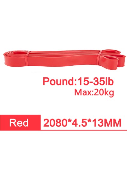 Kırmızı Max 20KG Stili Kaymaz Spor Döngüsü Ganimet Kalça Çemberi Direnç Bantları Ev Pilates Elastik Eğitim Kauçuk Pamuk Egzersiz Yoga Kemeri Egzersizi (Yurt Dışından)