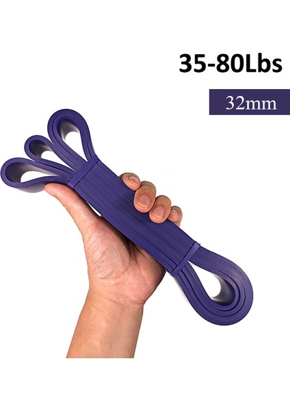Mor Tarzı Lateks Direnç Bantları Seti Yoga Bandı Kauçuk Jimnastik Egzersizi Elastik Döngü Pull Up Assist Fitness Streç Genişletici Güç Egzersizi (Yurt Dışından)