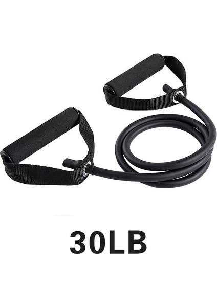 Siyah Stil 5 Seviye Çekme Halatı Fitness Egzersizleri Kolları ile Direnç Bantları Yoga Elastik Halat Eğitmeni Gym Fitness Band Güç Eğitimi (Yurt Dışından)
