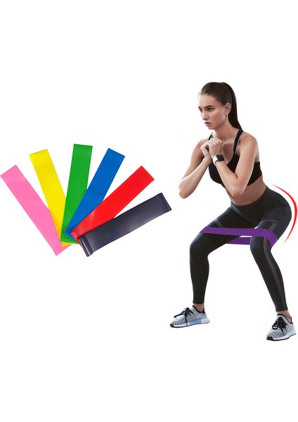Yeşil Stil Mini Elastik Lateks Gergi Halkası Elastik Halka Yoga Şekillendirme Gergi Bandı Fitness Kalçaları Squat Eğitimi Direnç Bandı (Yurt Dışından) fiyatları