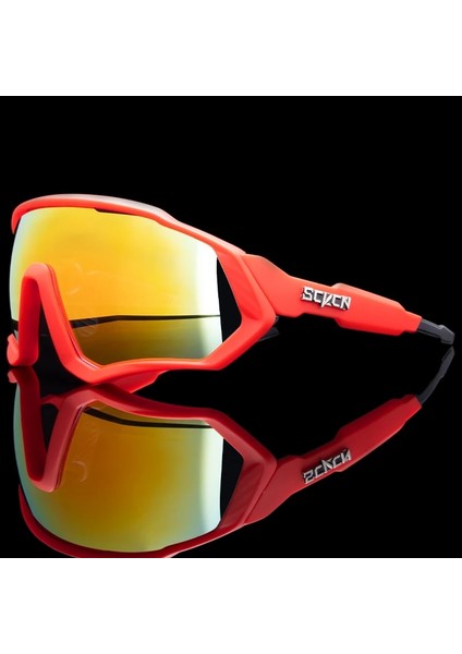 Şeffaf Lens Stili No.2 Boyutu Erkek TR90 Outdoor Mtb Sporları UV400 Bisiklet Gözlükleri Dağ Bisikleti Yeni Bisiklet Gözlükleri (Yurt Dışından)