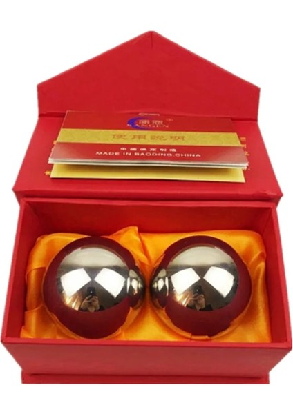 48 mm Içi Boş Stil Solidhollow Baoding Topu Hentbol El Rehabilitasyonu Orta Yaşlı Sağlıklı Top Duyusal El Egzersizi 2 Adet (Yurt Dışından) fiyatları