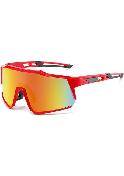 No.3 Tarzı Büyük Kare Çerçeve Açık UV400 Bisiklet Güneş Gözlüğü Mtb Bisiklet Tonları Bisiklet Sunglass Spor Koşu Erkekler Bisiklet Sürme Güneş Gözlükleri (Yurt Dışından)