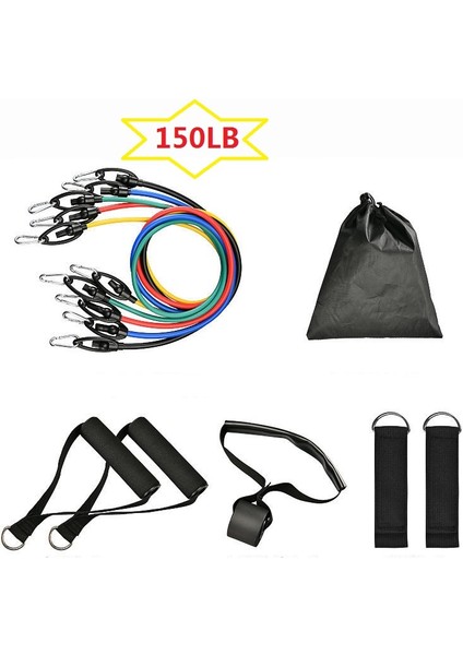 Set 1 Stili Direnç Bandı Ayarı Egzersiz Çapa Bacak Ayak Bileği Direnç Eğitimi Fizyoterapi Egzersizi Kapılı Direnç Bantları Seti (Yurt Dışından)