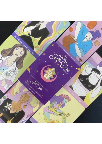 TS34 Stili Gündelik Cadı Tarot Kartları Güverte Oracle Elektronik Kılavuz Kitabı Ingilizce Versiyonu Gündelik Cadı Tarot Güverte Masa Oyunu Kartları (Yurt Dışından)