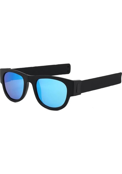 F Stili Tokat Güneş Gözlüğü Polarize Ayna Kadın Tokatlanabilir Bilezik Güneş Gözlükleri Erkekler Için Bileklik Fold Shades Oculos Renkli Moda (Yurt Dışından)