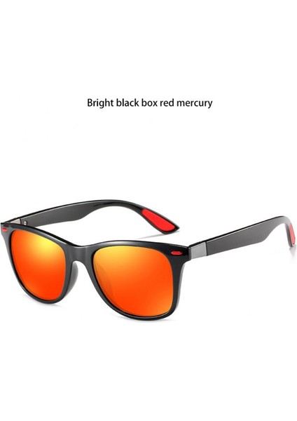 No.4 Tarzı Sıcak Polarize UV400 Güneş Gözlüğü Erkekler Dazzle Renk Sürücüsü Klasik Retro Tasarımcı Hafif Esnek Güneş Camı Oculos De Sol Yeni (Yurt Dışından)