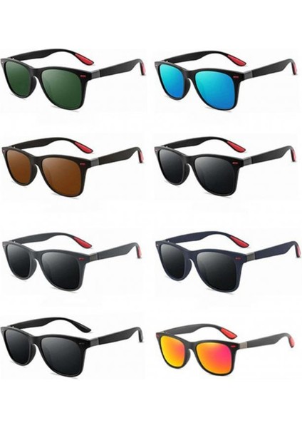 No.4 Tarzı Sıcak Polarize UV400 Güneş Gözlüğü Erkekler Dazzle Renk Sürücüsü Klasik Retro Tasarımcı Hafif Esnek Güneş Camı Oculos De Sol Yeni (Yurt Dışından) modelleri