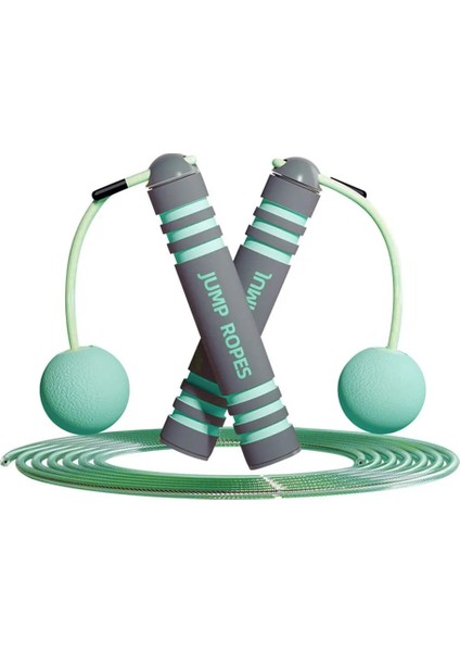 Yeşil Stil Atlama Ipi Fitness Spor Ağırlık Taşıyan Ip Atlama Ipi Akülü Top Atlama Ipi Kapalı ve Açık Spor Ekipmanları (Yurt Dışından)