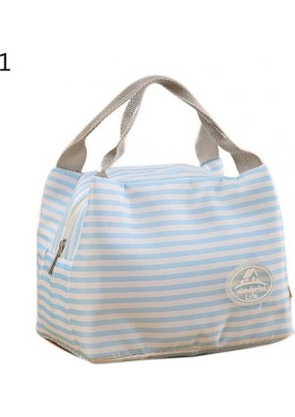 No.1 Tarzı Taşınabilir Isı Yalıtımlı Açık Öğle Yemeği Çantası Kutusu Saklama Çantası Çanta Kamp Soğutucu Yalıtımlı Öğle Yemeği Kutusu (Yurt Dışından)