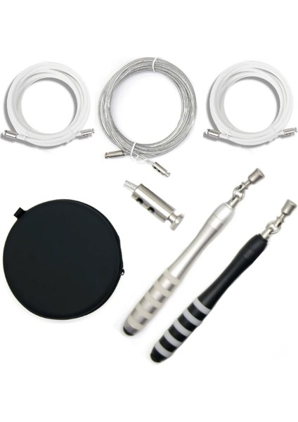 Tam Siyah Kollar Stili Kendiniz Yapılandırın Ağır Tpu Çelik Mma Crossfit Yüksek Son Atlama Ipi Atlama Ipi Egzersiz Fitness Aleti (Yurt Dışından) modelleri