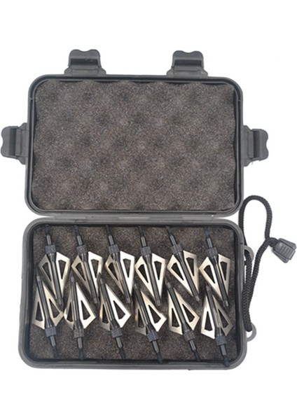 Siyah Stil Okçuluk 3 Bıçaklı Arbalet Uzun Yaylı Avcılık Hedef Atış Aksesuarları Için Değiştirilebilir Ok Broadheads (Yurt Dışından)