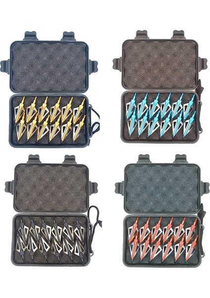 Siyah Stil Okçuluk 3 Bıçaklı Arbalet Uzun Yaylı Avcılık Hedef Atış Aksesuarları Için Değiştirilebilir Ok Broadheads (Yurt Dışından)
