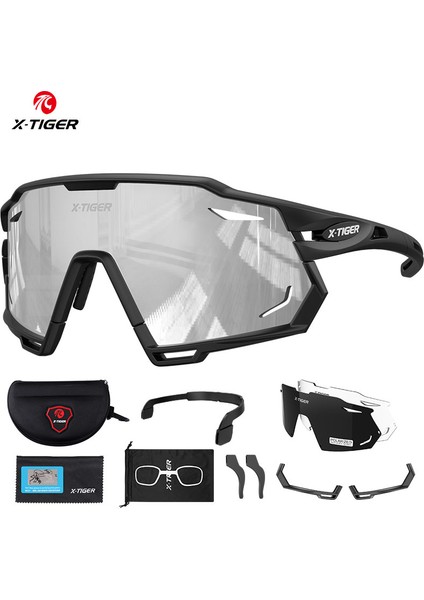 X-YJ-XTS08-3 Stili X-YJ-XTS01-3 X-Tıger Bisiklet Gözlükleri Polarize Spor Güneş Gözlüğü Unisex Dağ Bisikleti Binme Gözlükleri UV400 Koruma Bisiklet Bisiklet Gözlüğü (Yurt Dışından)