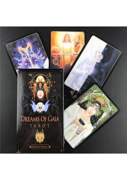 44 Adet TS79 Tarzı Gaia Tarot Kartlarının Düşleri Güverte Masa Oyunu Aile Iskambil Kartları Stoklarda Hediye (Yurt Dışından) fiyatları