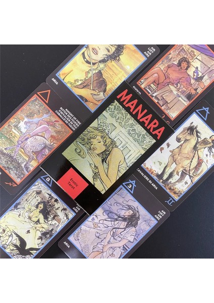 TT71 Tarzı Yeni Prizma Tarot Güverte Tarot Kartları Tam Sürüm Kart Oyunu Tarot Güverte Rehberi ile Yetişkin Oracle Için Kehanet Için Tahta Oyunu (Yurt Dışından)