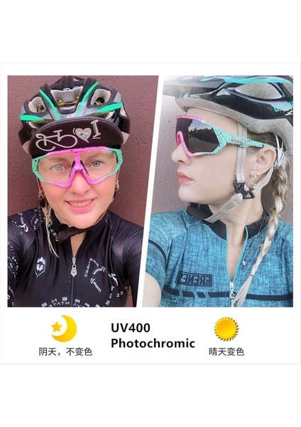 No.17 Stili No.1 Boyutu Yeni Fotokromik Bisiklet Gözlükleri Outdoor TR90 Yarış Yol Bisikleti Güneş Gözlüğü Bisiklet UV400 Dağ Sporları Gözlükleri Erkek Kadın Yürüyüş (Yurt Dışından) fırsatları