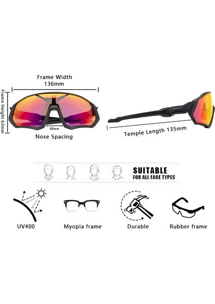No.17 Stili No.1 Boyutu Yeni Fotokromik Bisiklet Gözlükleri Outdoor TR90 Yarış Yol Bisikleti Güneş Gözlüğü Bisiklet UV400 Dağ Sporları Gözlükleri Erkek Kadın Yürüyüş (Yurt Dışından) indirimleri