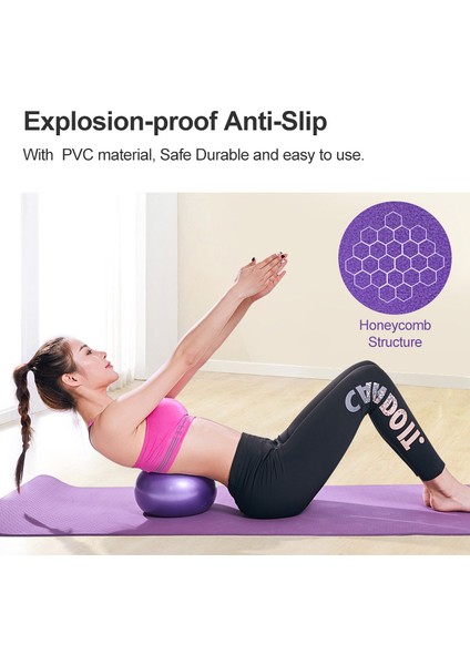 Mavi Stil Mosodo 25CM Pilates Topu Yoga Topları Pvc Jimnastik Dengesi Fitball Ev Spor Salonu Egzersiz Stabilite Topu Eğitimi Fitness Ekipmanları (Yurt Dışından) indirimleri