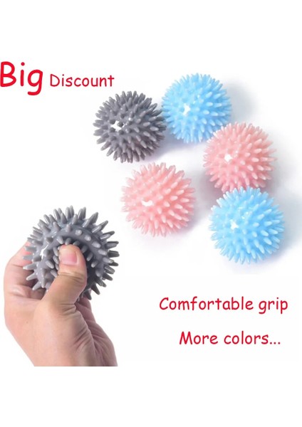 Sarı-6cm Tarzı Tpr 7cm Çapı Boş Yumuşak Başak Topu El Gücü Kurtarma Egzersiz Masaj Topu Yoga Fitneky Masaj Tetik Noktası (Yurt Dışından) fiyatları