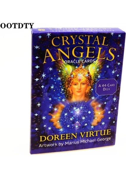 Kristal Melek Oracle Kartları Aile Partisi Masa Oyunu Kehanet Kader Tam Englards Güverte Tarot (Yurt Dışından)