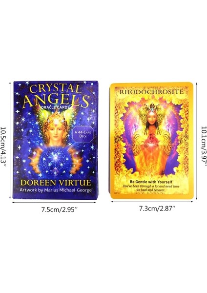 Kristal Melek Oracle Kartları Aile Partisi Masa Oyunu Kehanet Kader Tam Englards Güverte Tarot (Yurt Dışından) fiyatları