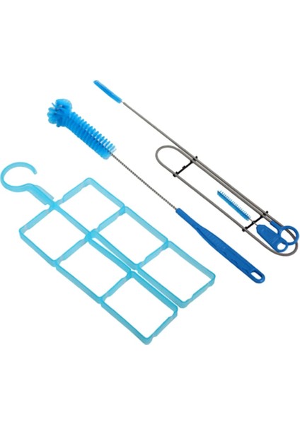 Su Hidrasyon Mesane Tüpü Temizleyici Temizleme Fırçası Dış Mekan Su Torbası Için Tüp Temizleme Kiti Hidrasyon Paketleri Mavi (Yurt Dışından)