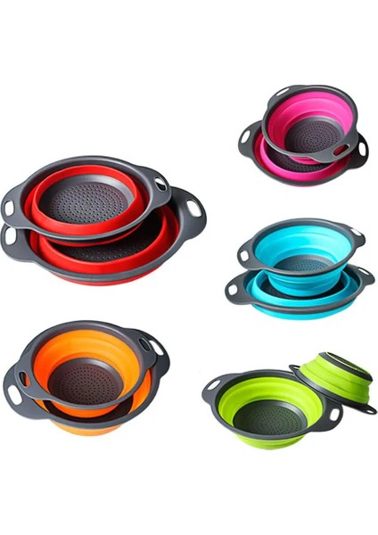 1 Adet Yeşil Stil 1 Adet Katlanır Süzgeç Kase Açık Kamp Sofra Silikon Katlanır Kevgir Süzgeç Boşaltma Kase Taşınabilir Kamp Tencere (Yurt Dışından) indirimleri