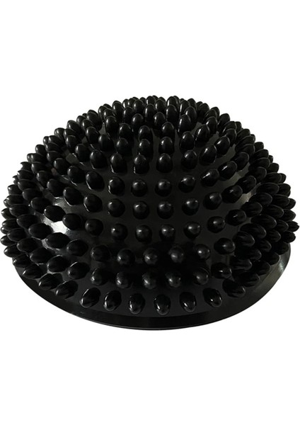 Siyah Stil Yoga Için 16 cm Pvc Şişme Masaj Topu Yarım Ayar Denge Sabitleyici Spor Salonu Pilates Spor Dengesi (Yurt Dışından)