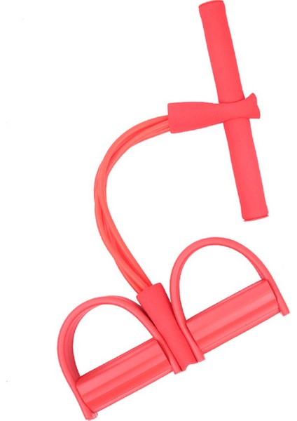 Siyah Stil 4 Tüp Direnç Bantları Pedal Egzersiz Spor Salonu Spor Elastik Çekme Halatları Fitness Ekipmanları Için Gerginlik Eğitmeni (Yurt Dışından)