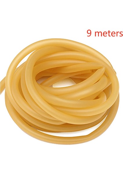 9 Metre Tarzı Id1.8xod4.2mm Metre Doğa Lateks Lastik Bantlar, Sapan, Yüksek Esnek Elastikli Lastik Boru, Idxod1.6****4.5mm (Yurt Dışından)