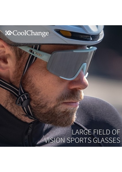 010102-BEBEK Mavisi Stili Coolchange Polarize Bisiklet Gözlükleri Miyopi Erkek Kadın Gözlük Doğa Sporları Mtb Yol Bisikleti Очки TR90 Çerçeve Bisiklet Güneş Gözlüğü (Yurt Dışından) fiyatları