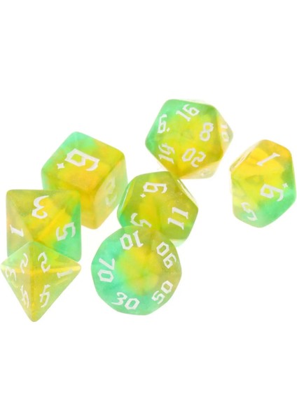 Mavi Stil 7 Adet Çok Taraflı Zar Seti Zar Oyunu Parti Sahne Parti Aile Oyunları Accessaries (Yurt Dışından) indirimleri