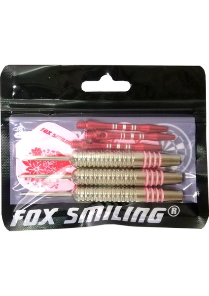 B Tarzı Fox Gülen Dart Kapalı Profesyonel Dart Tahtası Oyunları Için 24G Pembe Çelik Ucu Dart (Yurt Dışından)