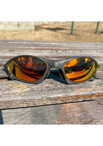 C4 Stili Erkekler Polarize Bisiklet Gözlükleri Alaşım Çerçeve Spor Binme Gözlük Oculos De Ciclismo Gafas Pnk (Yurt Dışından)