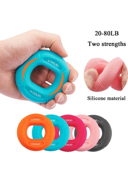 Siyah Stil Silikon Ayarlanabilir El Kavrama Lb Kavrama Yüzük Parmak Önkol Eğitmen Karpal Genişletici Kas Egzersiz Egzersiz Gym Fitness (Yurt Dışından) indirimleri