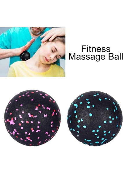 Yeşil Stil 80MM Eva Miyofasiyal Top Yoga Fitness Silindiri Kas Fasya Relax Vücut Ayak Bacak Boyun Masajı Hareketlilik Topu Yumuşak Masaj Topu (Yurt Dışından)