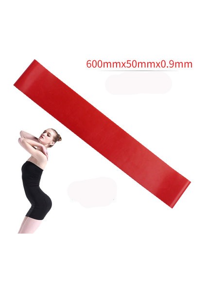 Kırmızı Stil 5 Renk Yoga Direnci Lastik Bantlar Kapalı Açık Hava Fitness Ekipmanları Pilates Spor Eğitimi Egzersiz Elastik Bantlar (Yurt Dışından)