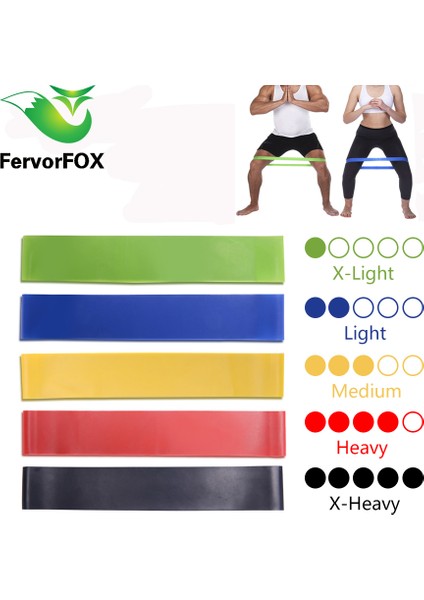 Kırmızı Stil 5 Renk Yoga Direnci Lastik Bantlar Kapalı Açık Hava Fitness Ekipmanları Pilates Spor Eğitimi Egzersiz Elastik Bantlar (Yurt Dışından) fiyatları
