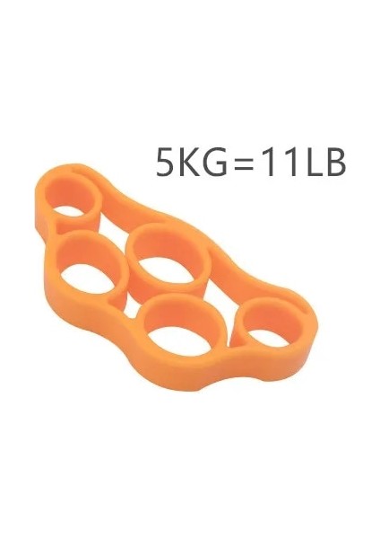 Mavi Stil 1 Adet Parmak El Kavrama 3kg-5kg Silikon Gücü Eğitmen Halka Tutucu Genişletici Parmak Egzersiz Fitness Eğitimi Güç El Sapları (Yurt Dışından)