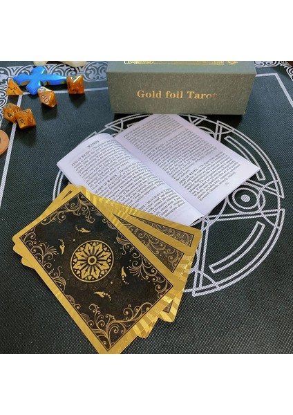 Ahşap Kutu Stili Hediye Kutusu Lüks Set Altın Folyo Tarot Kartı Sıcak Damgalama Pvc Su Geçirmez Aşınmaya Dayanıklı Masa Oyunu Solitaire Kehanet Satranç (Yurt Dışından) fiyatları