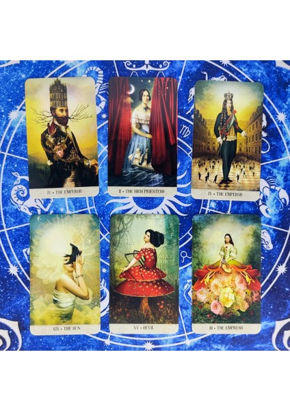 83 Adet TX368 Tarzı Mistik Anların Tarot Kartları Kehanet Güverte Eğlence Parti Masa Oyunu Destek Kutusu (Yurt Dışından) fiyatları