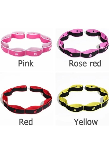 Mor Tarzı Elastique Spor Fitness Egzersiz Direnç Bantları Seti Yoga Çekme Kayışı Kemer Polyester Lateks Elastik Latin Dansı Germe Bandı (Yurt Dışından) indirimleri