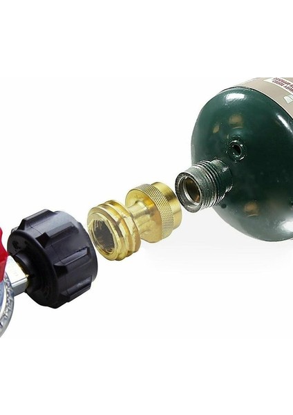Altın Tarzı Ropane Dolum Adaptörü Lp Gaz 1 Lb Silindir Tank Kamp Şişeleri Için Kamp Çoğaltıcı Barbekü Rv Isıtıcı ve Yürüyüş Için D1I0 (Yurt Dışından)