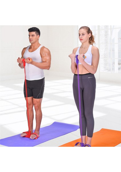 Sarı Stil 4 Tüp Güçlü Fitness Yoga Direnç Bantları Lateks Pedalı Sit-Up Yoga Fitness Dişli Çekme Pedalı (Yurt Dışından) fırsatları