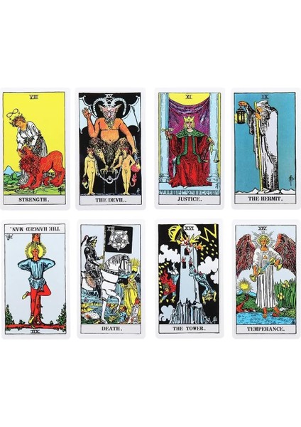 Yeşil Stil Tam Ingiliz Parlak Binici Seti Tarot Kartlarını Bekleyin Fabrika Yapımı Smith Tarot Güverte Tahta Oyun Kartları Sıcak Satış (Yurt Dışından) fırsatları