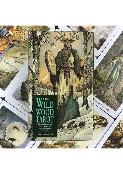 78 Adet TT11 Tarzı Yeni Ingilizce Masa Oyunu Tarot Kartları Aile Partisi Eğlencesi Için Vahşi Ahşap Tarot Kartları (Yurt Dışından) fırsatları