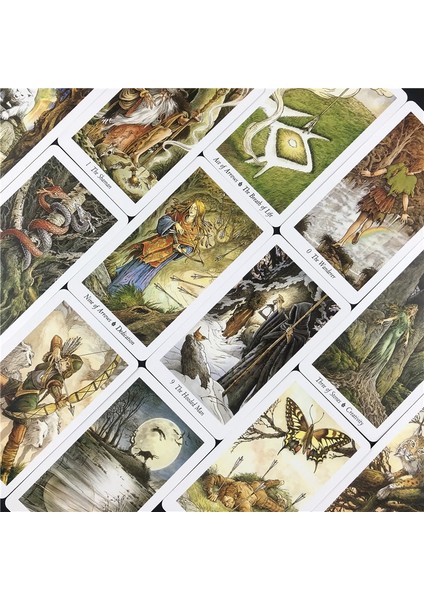 78 Adet TT11 Tarzı Yeni Ingilizce Masa Oyunu Tarot Kartları Aile Partisi Eğlencesi Için Vahşi Ahşap Tarot Kartları (Yurt Dışından) indirimleri